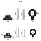 Bicycle Chain Tensioner Fastener Aluminum Alloy Bike Chain Tension Guard Bolt Screw Single Speed Adjuster Cycling Accessories