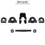 Bicycle Saddle Cushion Mount Clip Quick Release Fix Clamp 22.2mm Metal Clamping Ring Bike Seatpost Clamp Cycling Accessories