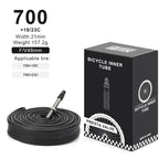 2Pcs Bicycle Inner Tube For AV FV Schrader Presta Valve 700C 18 23 25 28 32 35 43C 48/60mm Bike Inner Tube Cycling Accessories