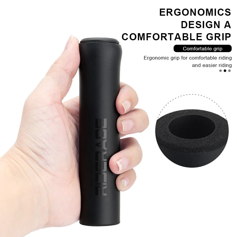 1Pair Bicycle Grips Silicone Sponge Soft Comfortable Mountain Bike Handlebar Cover Anti-Skid Shock-Absorbing MTB Accessories