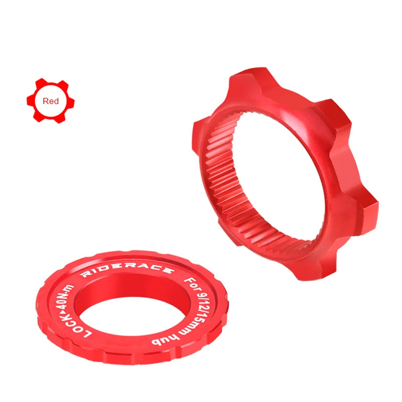 Bike Hub Center Lock To 6 Hole Adapter Aluminum Alloy Bicycle Hub Middle Lock Conversion 6 Bolt Rotor Disc Brake MTB Accessories