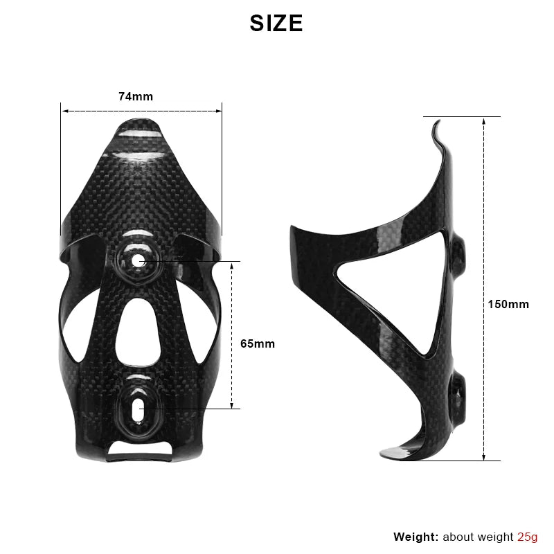 Ultralight Bicycle Water Bottle Cage Full Carbon Fiber Matte Glossy MTB Road Bike Bottle Rack Holder Cycling Accessories