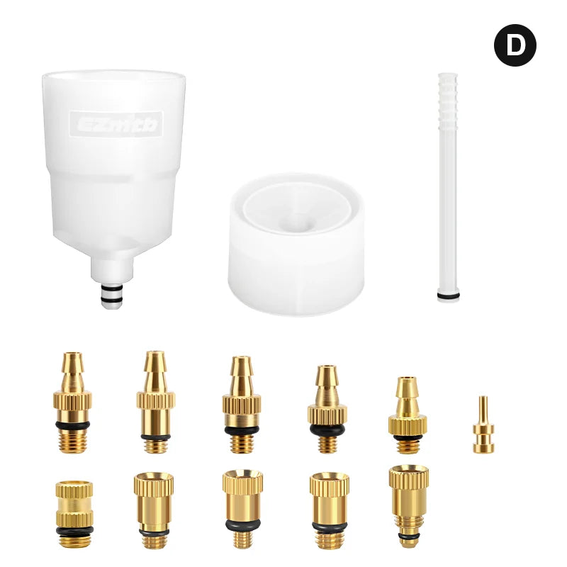 Bicycle Hydraulic Disc Brake Mineral Oil Bleed Kit Bike Oil Bleed Adapters Filling Joint Tools Cycling Repair Tool For SHIMANO