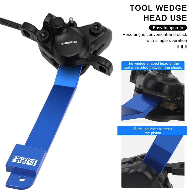 Bike Brake Caliper Piston Reset Correction Wrench Bicycle Hydraulic Oil Disc Caliper Piston Insert Tool Cycling Repair Tool