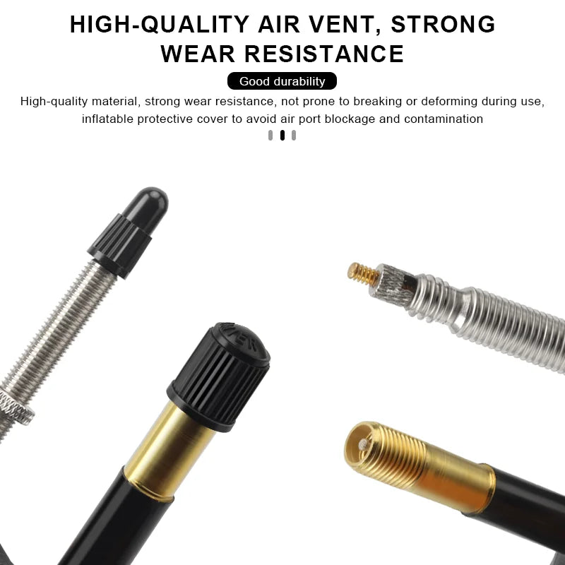 2Pcs Bicycle Inner Tube For AV FV Schrader Presta Valve 700C 18 23 25 28 32 35 43C 48/60mm Bike Inner Tube Cycling Accessories