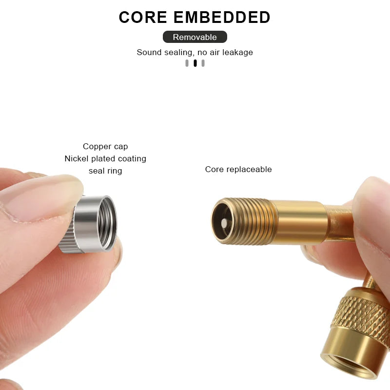 1/2/4pcs 45 90 135 Degree Angle Bent Valve Adaptor Bike Tyre Valve Extension Adapter Bicycle Tyre Valve Connector Accessories