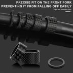 5Pcs/Set Bicycle Headset Stem Spacers Carbon Fiber 1/8" 28.6mm Mountain Road Bike Stem Washers Ultralight MTB Front Fork Washer