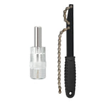 Bike Repair Tool Kits Cassette Sprocket Sleeve Bicycle Cassette Sprocket Removal Wrench Chain Whip Cycling 8Mm Allen Wrench