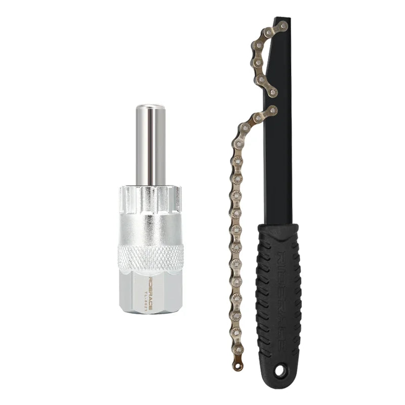 Bike Repair Tool Kits Cassette Sprocket Sleeve Bicycle Cassette Sprocket Removal Wrench Chain Whip Cycling 8Mm Allen Wrench