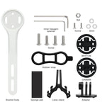 Bicycle Computer Mount Bracket Nylon Ultralight Bike Handlebar Stopwatch Speedometer Mount For Garmin Bryton Gopro Light Stand