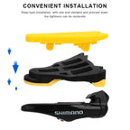 Bicycle Pedal Adapter Plate Road Bike Lock Pedal Converter Nylon Self Locking Cleats Fit Shimano SPD System Cycling Accessories