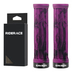 1Pair MTB Grips TPR Rubber Ergonomic Comfortable Mountain Bike Handlebar Grips Anti-Skid Shock-Absorbing Bicycle Handlebar Cover