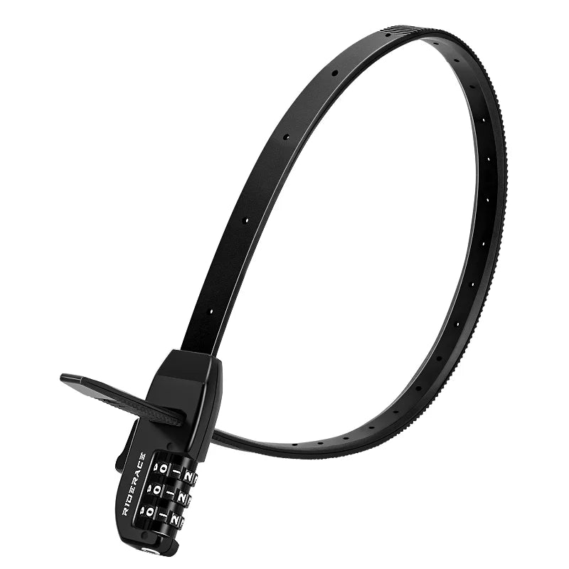 3-Digit Password Helmet Lock Multipurpose Bicycle Lock Zip Tie Modifiable Password Anti-Theft Steel Password Lock Cable Tie