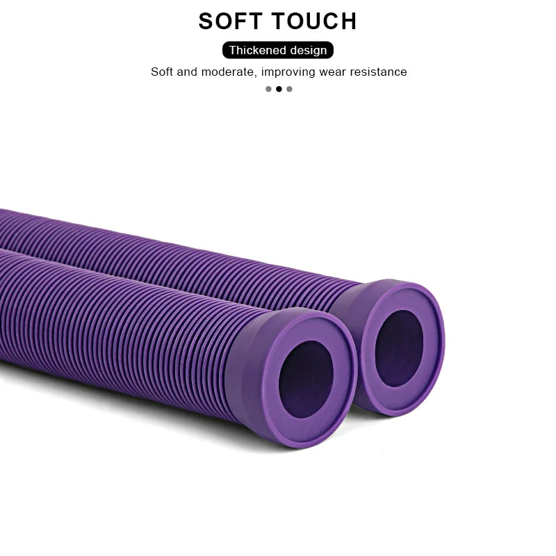 Rubber Bicycle Handlebar Grips Lengthening Soft Non-Slip Mountain Bike Handlebar Cover For 22.2mm Scooter BMX MTB Handle Bars