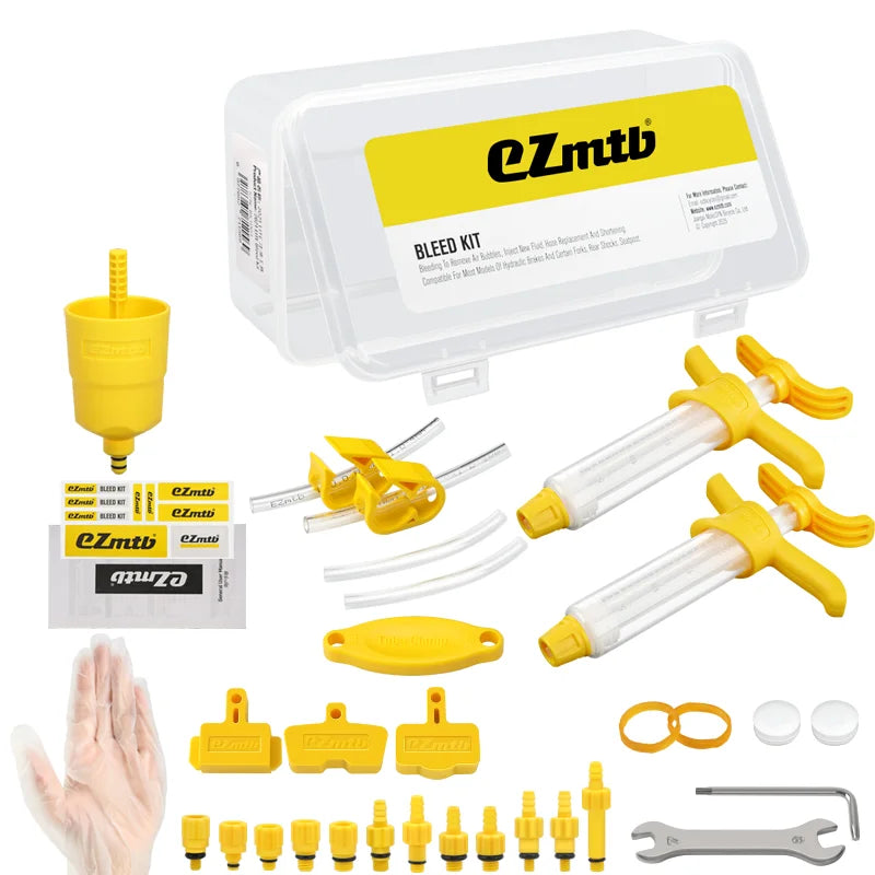 Bicycle Brake Oil Bleed Kit Tools For SHIMANO TEKTRO SRAM NUTT Series Bike Hydraulic Disc Brake Oil Bleed Kit Brake Repair Tools