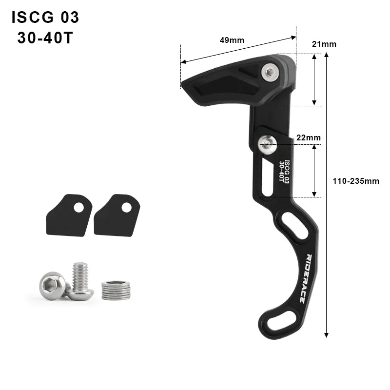 MTB Bike Chain Guide 1X System ISCG 03 ISCG 05 BB Post Mount Bicycle Chain Guide Single Speed Plate Wide Narrow Gear Guider