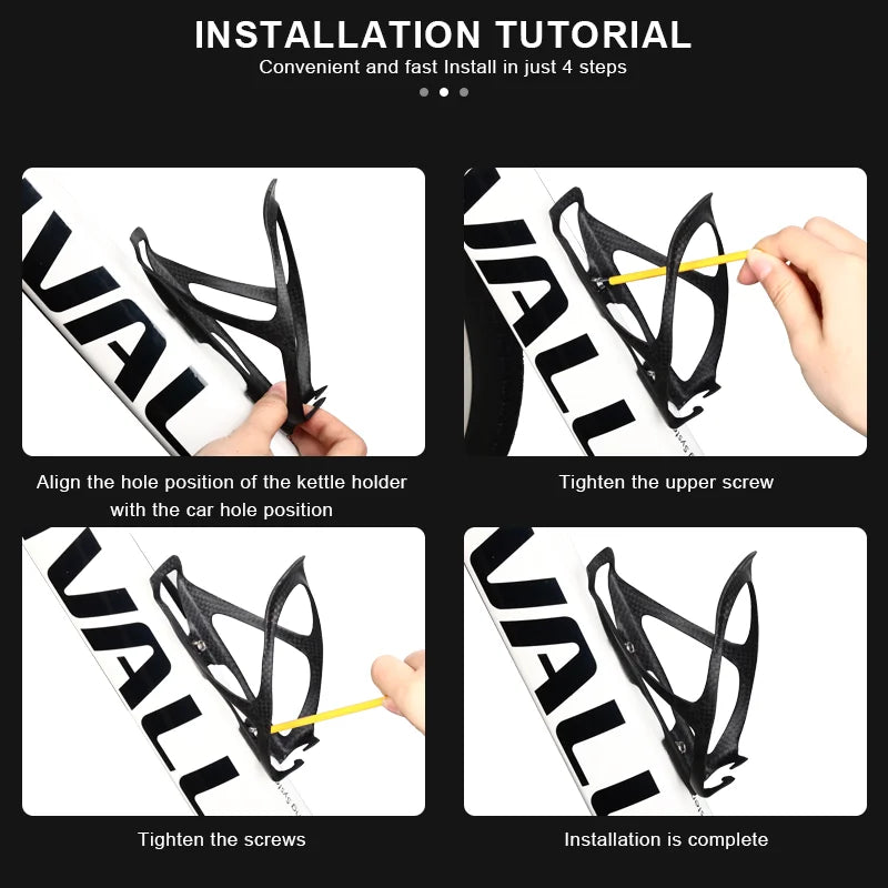 Ultralight Bicycle Bottle Cage Full Carbon Fiber Bike Kettle Rack Outdoor Sport Riding Drink Water Cup Mount Cycling Accessories