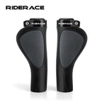 MTB Bike Grips Ergonomic Rubber Bicycle Handlebar Cover Anti-slip Shock Absorption Durable Integrated Lock-On Ends Cycling Parts