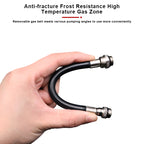 Portable Bicycle Pump With Hose Ball Needle Mountain Road Bike Hand Air Pump Tire Inflator Schrader Presta Valve MTB Accessories