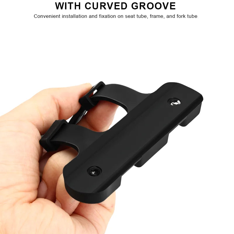 Bicycle Bottle Holder Mount Adapter Anti-Slip Adjustable Bike Water Bottle Stand Adapter Multifunctional For Seatpost Tube/Frame