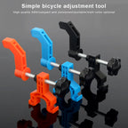 Mini Bicycle Wheel Truing Stand MTB Road Bike Rims Adjustment Tool With Spoke Wrench Repair Tool Cycling Accessories Repair Tool