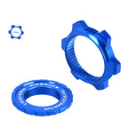 Bike Hub Center Lock To 6 Hole Adapter Aluminum Alloy Bicycle Hub Middle Lock Conversion 6 Bolt Rotor Disc Brake MTB Accessories