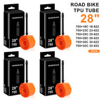 Bike Inner Tube 700Cx18 25 28 32 Ultralight TPU Material Road Bicycle Tire 65mm Length French Presta Valve Cycling Accessories