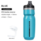 620ML Bike Water Bottle PP Dual Layer Insulated Thermal Cup Bicycle Bottle Portable Squeeze Drinking Outdoor Riding Sport Kettle