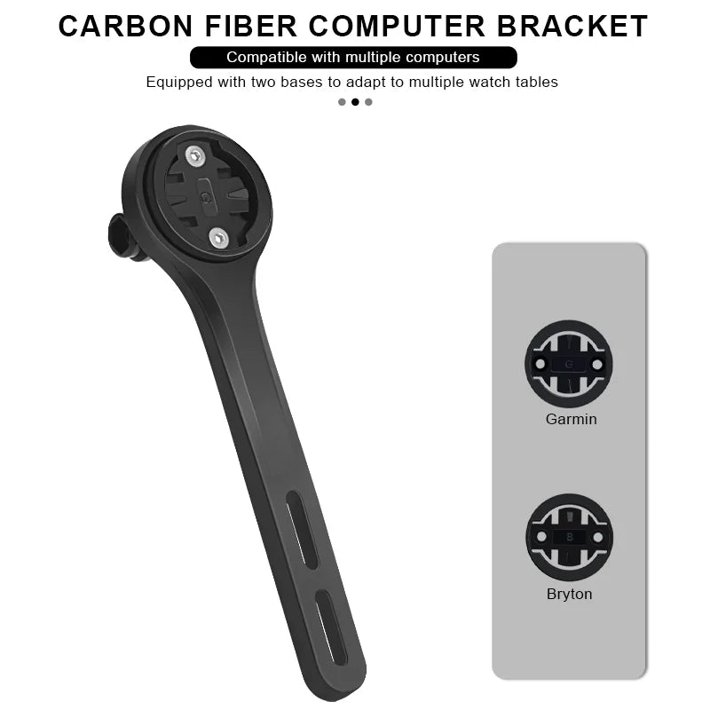Bicycle Computer Mount Bracket Nylon Ultralight Bike Handlebar Stopwatch Speedometer Mount For Garmin Bryton Gopro Light Stand