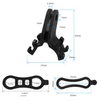 Bike Triathlon Racing Number Plate Mount Holder Bicycle Plate Clamp Card Bracket Aero Seatpost Rear License Rack MTB Accessories