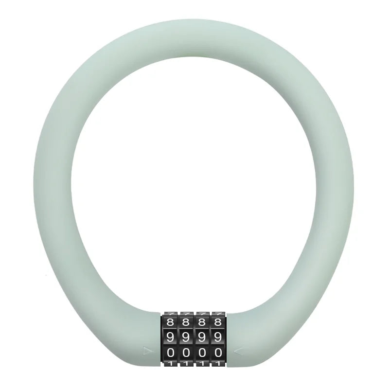 Bicycle Lock 4 Digit Password Bike Lock Waterproof Durable Outdoor Riding High Security Anti-Theft For Scooter Electric E-Bike