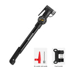 140PSI Bicycle Pump Tire Air Inflator Schrader Presta Valve Ball Needle Hose Portable MTB Bike Hand Pump Cycling Accessories