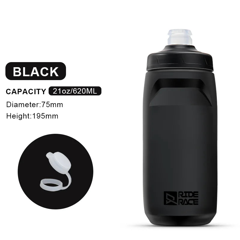 620/750ML Bicycle Water Bottle PP5 Taste-Free Lightweight Outdoor Sports Squeeze Mug Large Capacity Portable Cycling Equipment