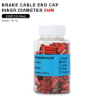 200Pcs Cnc Bike Derailleur Cable Housing End Cap Aluminum Alloy Bicycle Brake Cable Housing Cover Cycling Shift Line Cover