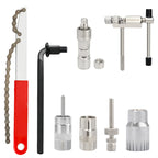 Bicycle Repair Tool Kits Flywheel Removal MTB Chain Breaker Cutter Crank Puller Cassette Bracket Extractor Bike Repair Tool Sets