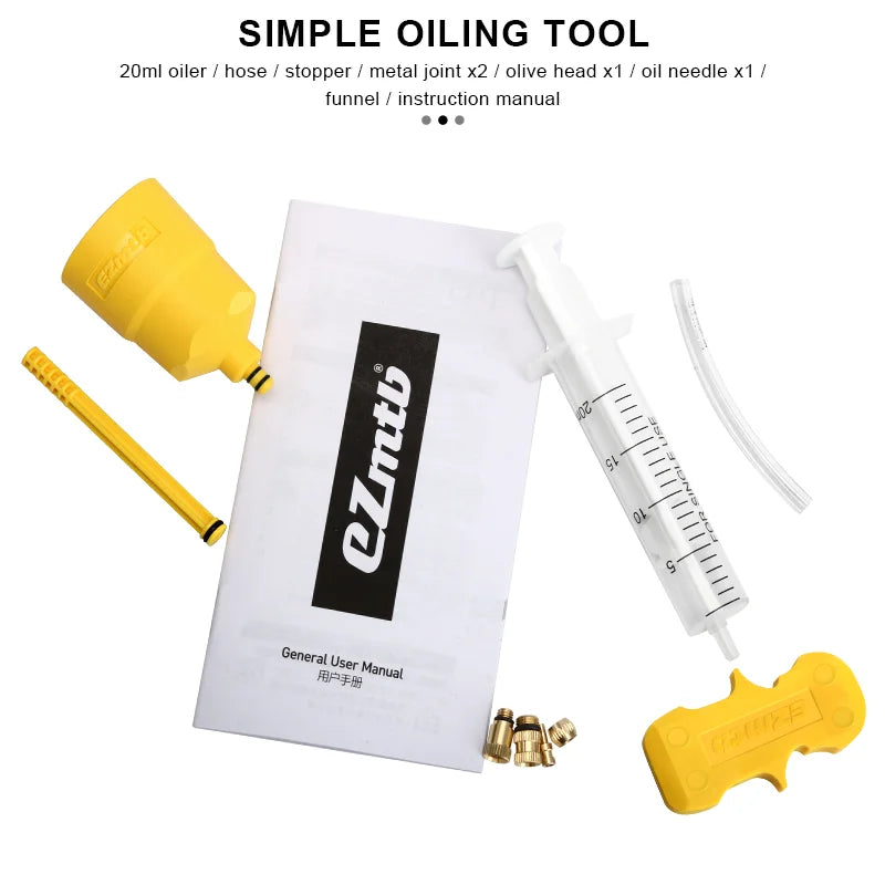 Bicycle Brake Oil Bleed Kit Funnel Oil Stopper For Shimano Hydraulic Disc Brake Bleeding Tool Set MTB Road Bike Repair Tools