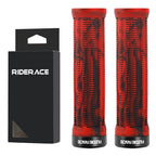 1Pair MTB Grips TPR Rubber Ergonomic Comfortable Mountain Bike Handlebar Grips Anti-Skid Shock-Absorbing Bicycle Handlebar Cover