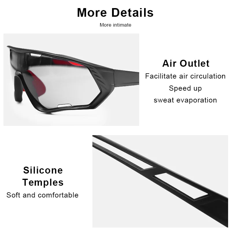 Cycling Sunglasses UV400 Windproof Sunglasses MTB Bike Glasses Outdoor Sport Fishing Hiking Riding Goggles Men Women Eyewear