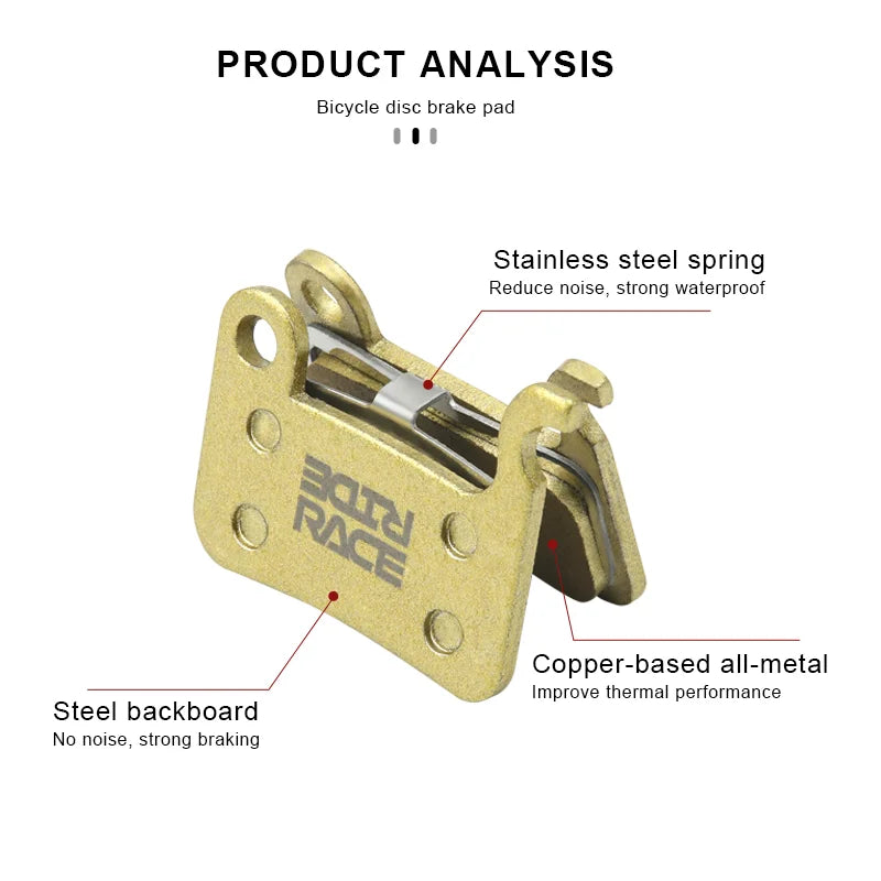 MTB Hydarulic Disc Brake Pads For Shimano A01S Wear-Resistant Full-Metallic Brake Pads Bicycle Brake Pad For XT SLX M975 M965