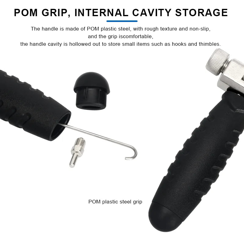 Bicycle Chain Pin Remover With Chain Hook Replace Pin Bike Chain Breaker MTB Link Breaker Splitter Extractor Cutter Device