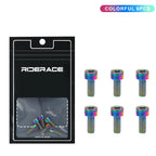 M5X12mm Bike Bottle Cages Bolts Alloy Steel Colorful Hex Head Bicycle Water Bottle Cage Screws Cycling Air Pump Fixed Bolts