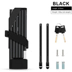 Portable Bicycle Lock Foldable High Security Anti-Theft Bike Chain Lock For Scooter Electric E-Bike Motorcycle MTB Accessories
