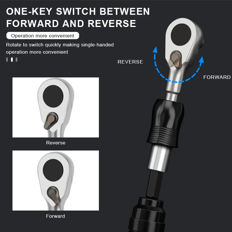 Portable Ratchet Wrench Kit Multifunction Socket Spanner Bicycle Ratchet Wrench Set Bike Chain Pin Remover Cycling Repair Tools