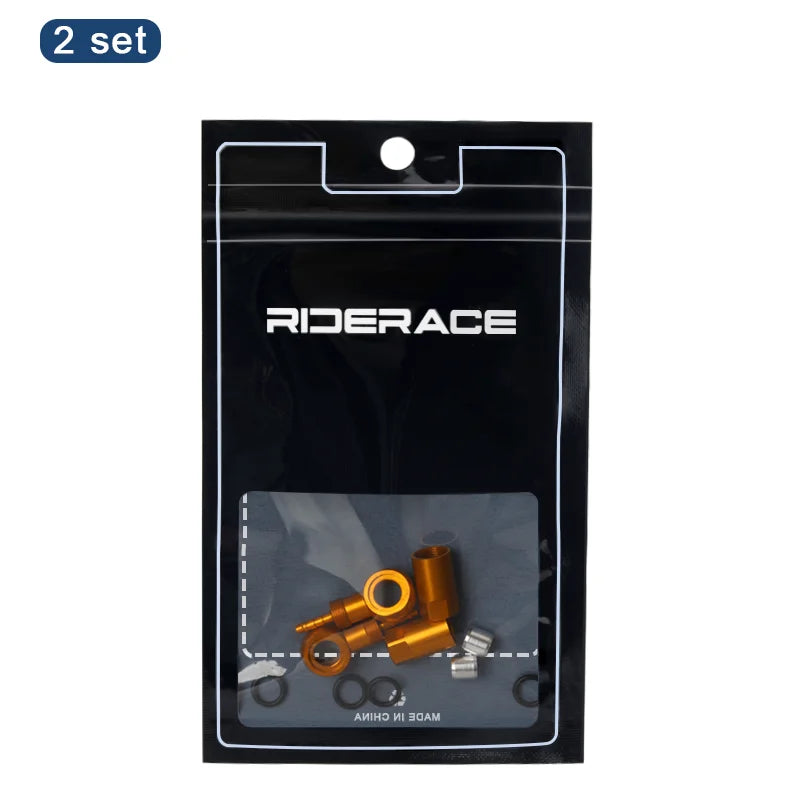 Bicycle Hydraulic Cable End Connector Banjo Set Aluminium Alloy MTB Bike Hydraulic Brake Banjo Fitting Oil Needle Olive Head