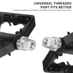 Ultralight Sealed Bearings Bike Pedals Nylon Anti-Slip Footboard Wide Flat Platform MTB Road Bicycle Pedals Cycling Accessories