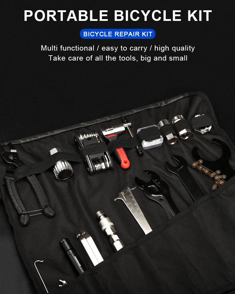 Bike Repair Tool Sets Professional High Quality Bicycle Installation Disassembly Repair Tool MTB Tire Repair Tool Rubber Strips