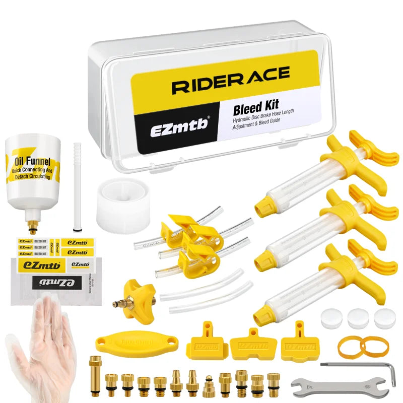 Bicycle Brake Oil Bleed Kit Tools For SHIMANO TEKTRO SRAM NUTT Series Bike Hydraulic Disc Brake Oil Bleed Kit Brake Repair Tools