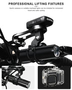 Bicycle Computer Holder Bike Headlight Mount Computer Bracket For Garmin Bryton GPS GoPro Sport Cam Flashlight Holder Heart Rate