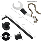 Bicycle Repair Tool Kits Flywheel Removal MTB Chain Breaker Cutter Crank Puller Cassette Bracket Extractor Bike Repair Tool Sets