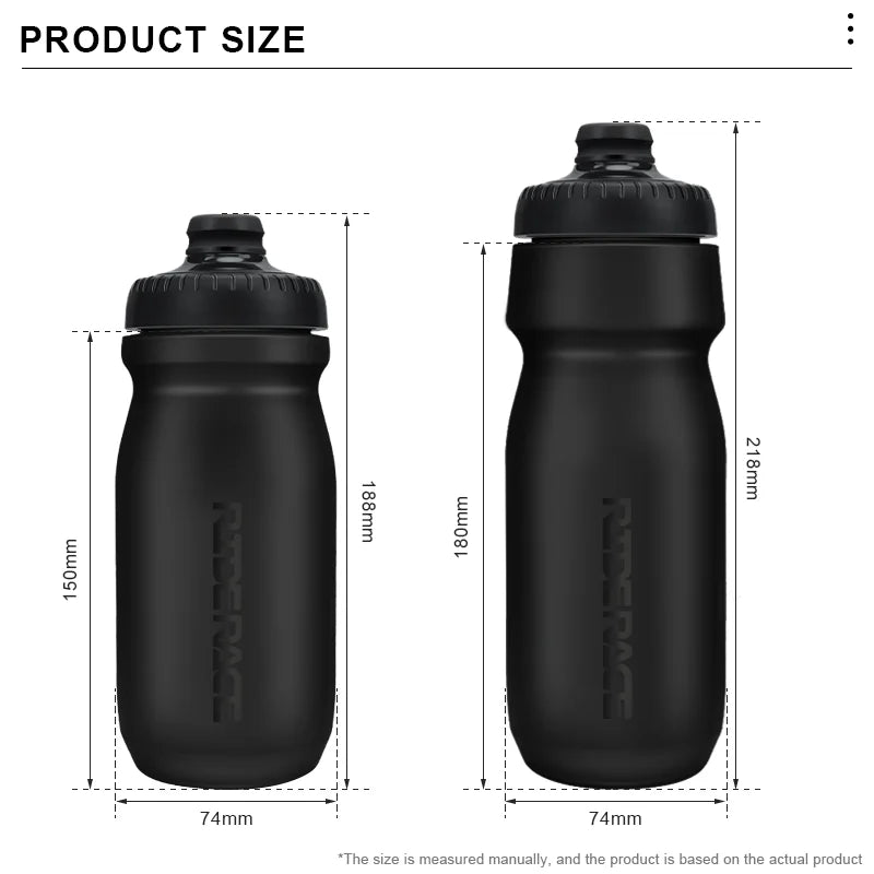 550/650ML Bike Water Bottle High-Quality PP5 Taste-Free Outdoor Sports Large Capacity Squeeze Bicycle Kettle Cycling Drink Cup